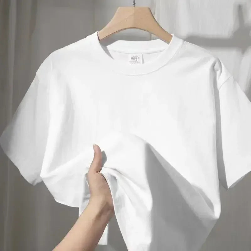 2025 New Snoopy Printing Cotton T-shirt Animation Cartoon Men and Women with The Same Loose Pure Cotton Cute Pure Cotton Top
